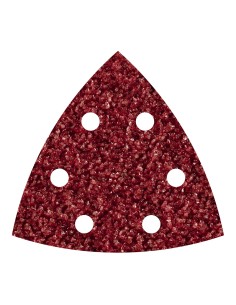 Pack 5 hojas abrasivas adhesivas corindón, grano40 delta 95mm 1850000 wolfcraft