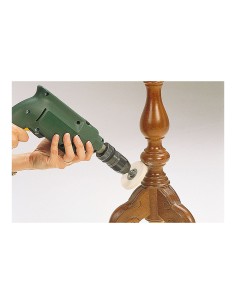 Disco pulidor de fieltro, taladro  10mm, ø75x10mm 2130000 wolfcraft 2