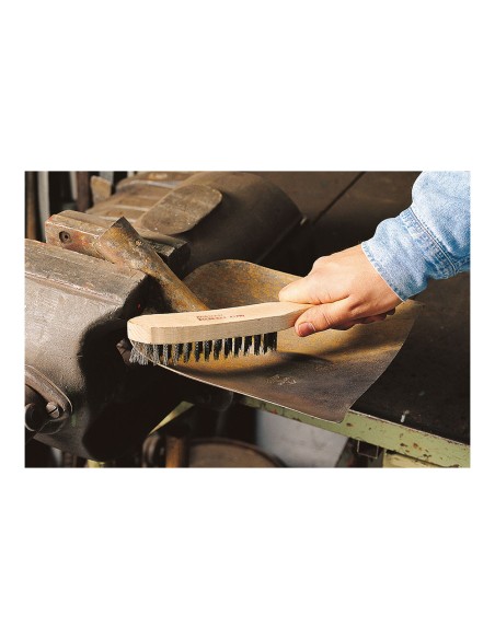 Cepillo manual de alambre de acero, modelo de madera, 280mm 2723000 wolfcraft