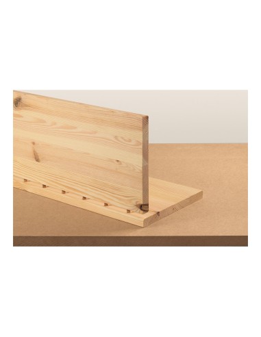 Bolsa con 200 espigas corrugadas de madera de...