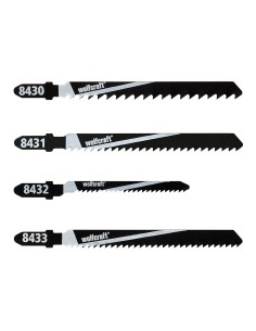 Juego de 10 hojas de sierra de calar, vástago en t 8430000 wolfcraft
