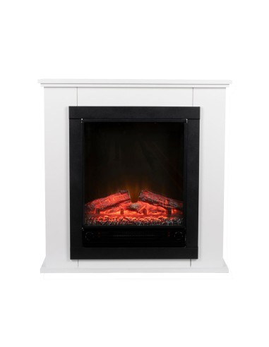 Estufa, chimenea de led y repisa modelo geneva 1800w