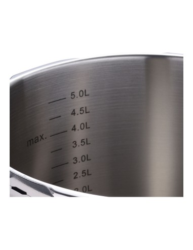 Olla a presión 6 l acero inoxidable creta ø22cm