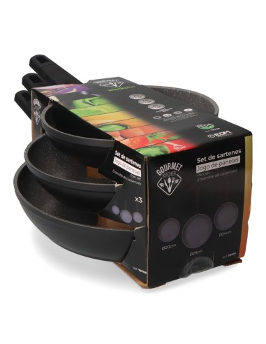 Set 3 sartenes antiadherentes "professional...