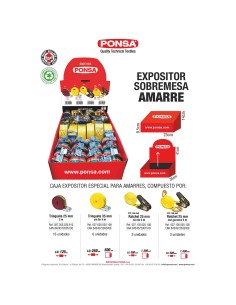 Expositor sobre mesa amarre 027,659,001,001 ponsa 2