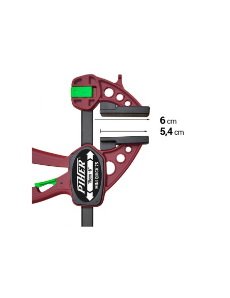 Sargento mini quick-piher 30cm ref. 52430