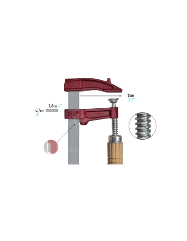 Aprieto piher m-20cm. madera ref. 02020