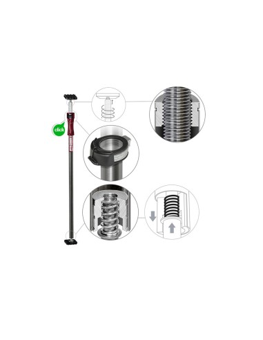 Puntal expansion p3 piher 155-290cm ref. 30012