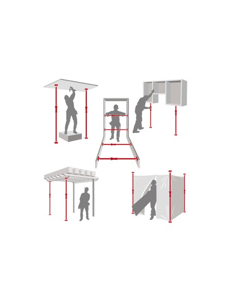 Puntal expansion p3 piher 155-290cm ref. 30012