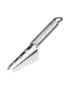 Desescamador de pescado con mango de acero inoxidable nirosta