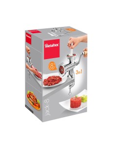 Picadora a manivela disco de acero inox ø66 mm 2