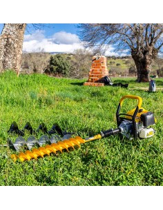 Ahoyadora a gasolina con motor de 2 tiempos drill 932sg-v20. 49-0003 garland 2