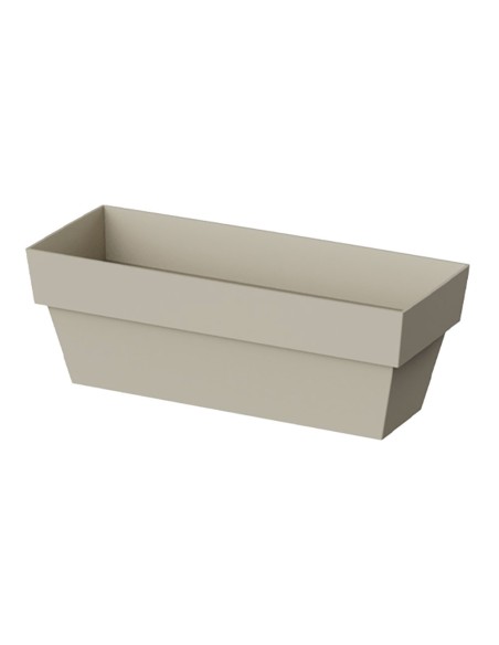 Jardinera limited 10x25cm ecru plastiken