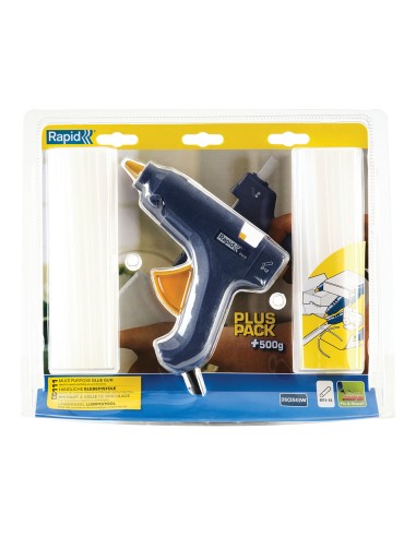 Pistola de cola eg111 + 500g. cola transparente...