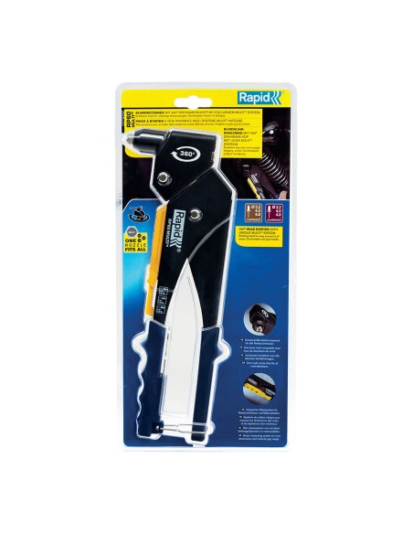 Remachadora manual rp60 cabezal giratorio multi 5001126 rapid