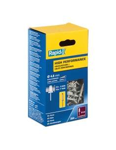 Caja 350 remaches ø4.8x10mm - alto rendimiento 5001435 rapid