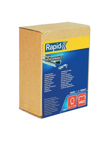 Caja 1.000 grapas o anillos para cercas vr22...