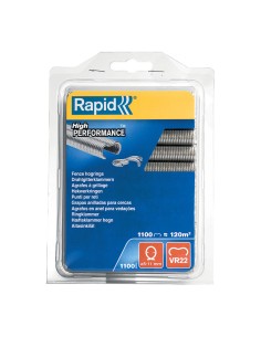 Blister 1100 grapas o anillos para cercas vr22 mod. 1.1m galvanizada 40108806 rapid 2