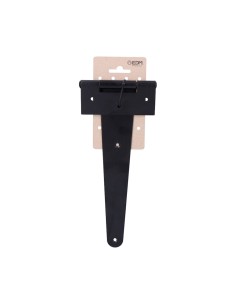 Bisagra en forma de t 300 x 110 mm hierro negro epoxy