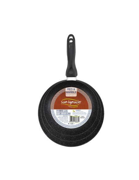 Set 3 sartenes aluminio prensado ø16 / ø20 / ø24 cm