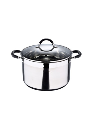 Olla 9,5 l de acero inoxidable con tapa foodies ø28 x 16,5 cm