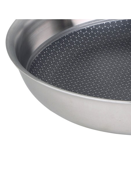Sarten de acero inoxidable hi-tech 3 ø20 cm