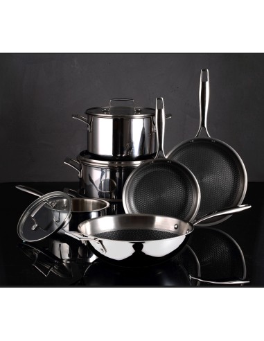 Sarten de acero inoxidable hi-tech 3 ø20 cm