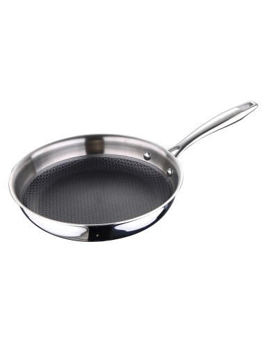 Sarten de acero inoxidable hi-tech 3 ø24 cm
