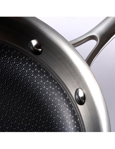 Sarten de acero inoxidable hi-tech 3 ø24 cm