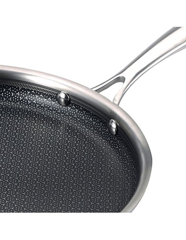 Sarten de acero inoxidable hi-tech 3 ø28 cm