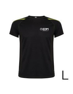 *merchandising* camiseta deportiva negra talla-l roly edm