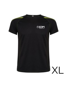 *merchandising* camiseta deportiva negra talla-xl roly edm