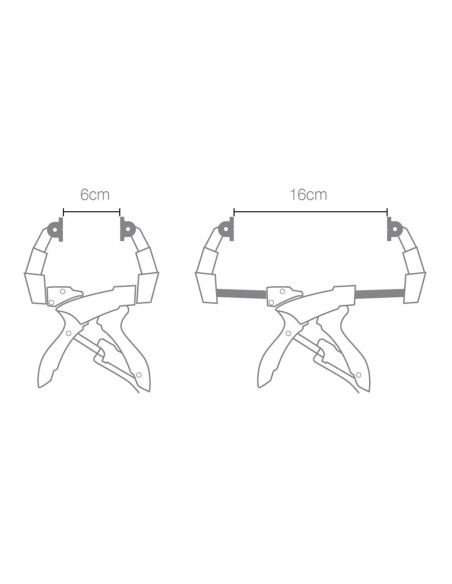 Pinza presión extensible 16cm 52204 piher