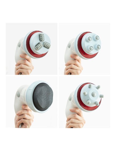 Masajeador anticelulítico vibratorio con infrarrojos 5 en 1