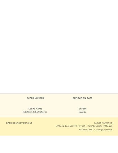 Cristal inactinico 108x50mm cabeza solter