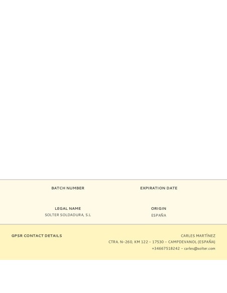 Cristal inactinico 108x50mm cabeza solter