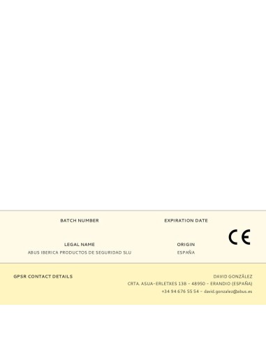 Candado de huella abus touch de 45mm 57/45 abus