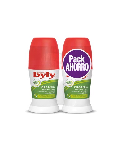 Desodorante byly organic rollon 50+50