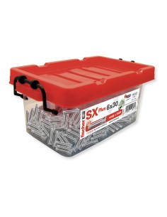 Taco sx plus ø6 x 30 mm, caja 1000 uds