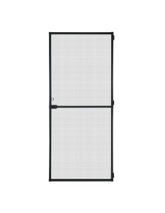 Puerta mosquitera abatible action antracita 100x210cm