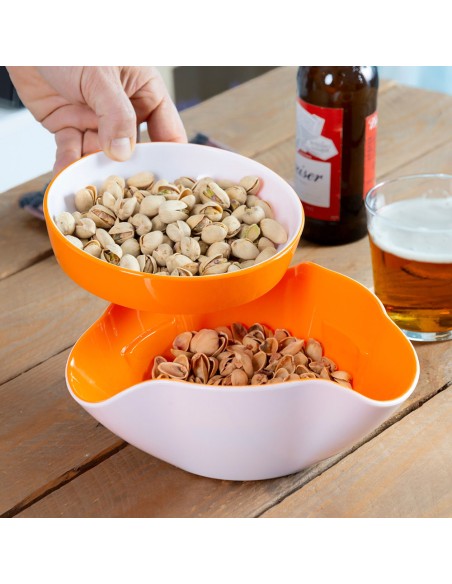 Bols para aperitivos 2 en 1 (2 piezas) v0101112 innovagoods