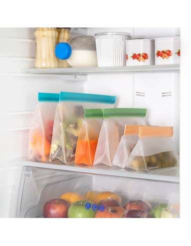 Bolsas reutilizables herméticas zags 6 piezas