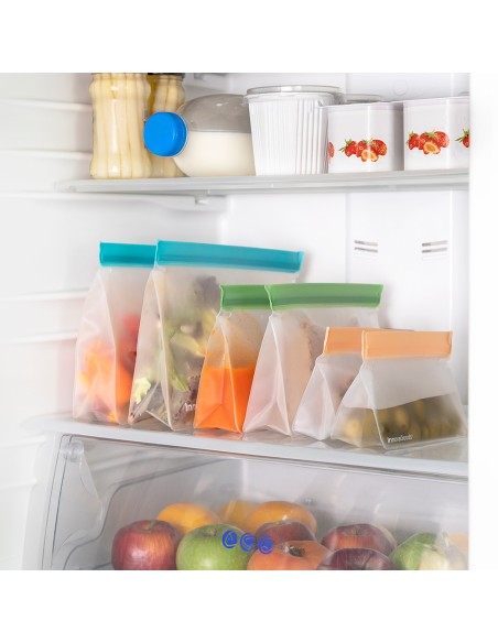 Bolsas reutilizables herméticas zags 6 piezas