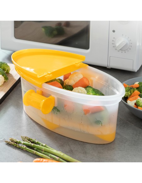 Cuecepasta para microondas 4 en 1 con accesorios y recetas