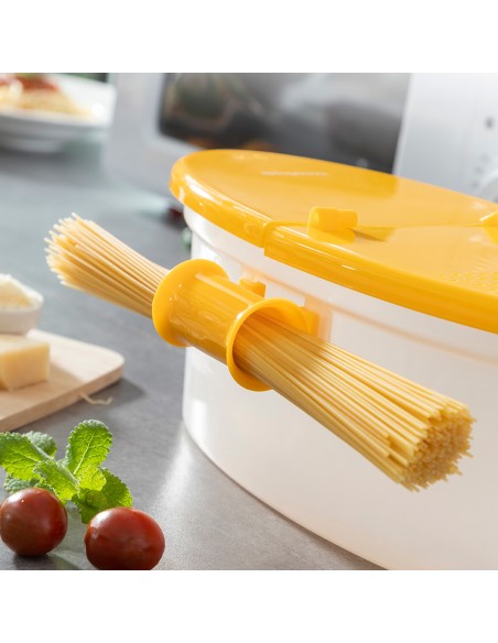 Cuecepasta para microondas 4 en 1 con accesorios y recetas