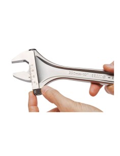 Llave ajustable (inglesa) de moleta lateral 8" cromada 001031 2
