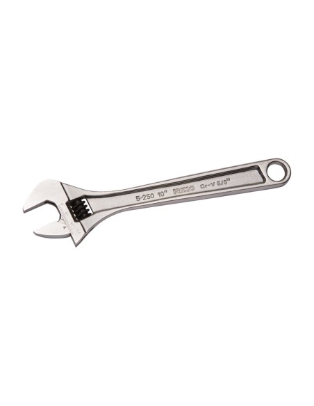 Llave ajustable (inglesa) de moleta central 10" cromada 5-250c-1 Llave ajustable (inglesa) de moleta central 10" cromada 5-250c-1