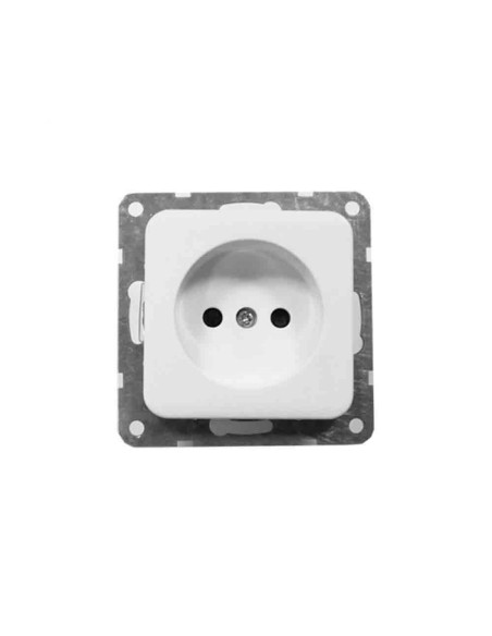 Base 10-16a empotrar "serie term" blanco 70x35x70mm (bolsa blister)