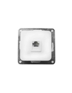 Toma rj45 cat6 empotrar"serie term" blanco 70x30x70mm (bolsa blister)