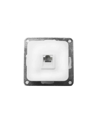 Toma rj45 cat6 empotrar"serie term" blanco 70x30x70mm (bolsa blister)